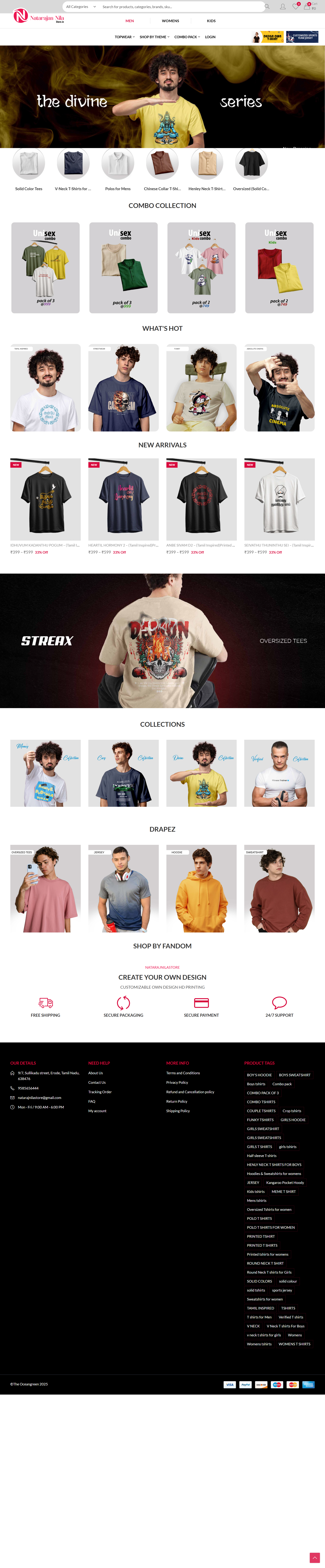 natarajnilastore screenshot